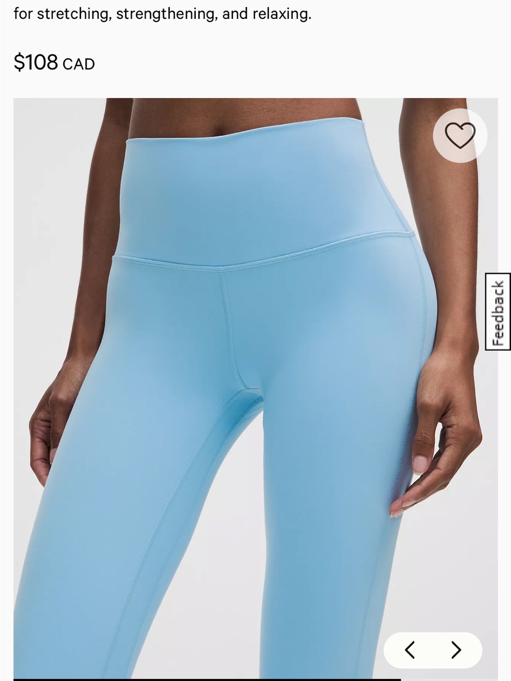NWT Lululemon align HR pant 28” - size 10 - Picture 2 of 5